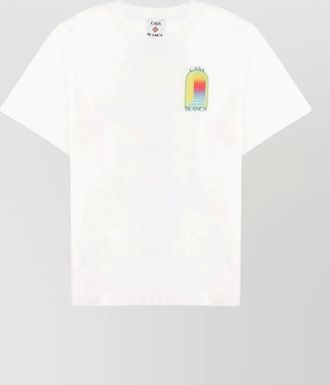 Casablanca printed cotton t-shirt