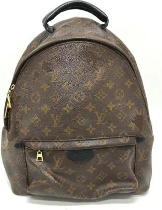 Louis Vuitton Vintage Backpacks, unisex, Brown, ONE SIZE, Pre-owned Vintage Canvas Backpack