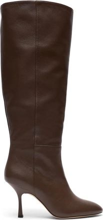 Stuart Weitzman Madison Boot 85 - Dames - Laarzen met Hak - Bruin - 35 1/2 EU - Schoenen