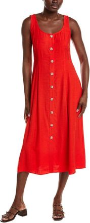 Anne Klein Solid Midi Dress