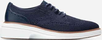 Cole Haan Womens &Oslash;riginal Grand CitySpectre Stitchlite Oxford Shoes - Blue Size 10.5