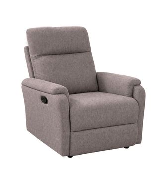 Home Heavenly Home Heavenly - Sill&oacute;n Reclinable Roid Con Palanca Lateral, Butaca Tapizada En Tela Resistente, 2 Posiciones Con Reposapi&eacute;s Ele Color: Beige
