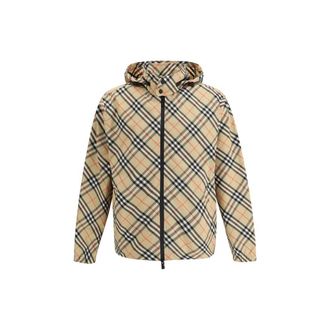Burberry Multicolor Polyester Shell Mens Jacket