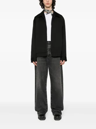 Golden Goose Virgin Wool Twill Shirt Jacket - Black