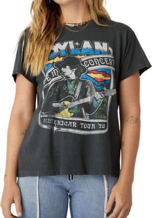 Daydreamer Bob Dylan Live In Concert Tour Tee In Vintage Black