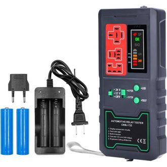 Elle Probador De Rel&eacute;s Automotrices Ej.life De 12v Y 24v Con Pantalla Led, Probador Electr&oacute;nico De Rel&eacute;s Automotrices, Herramienta De Diagn&oacute;stico Y Comprob