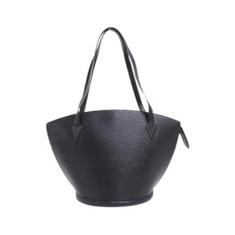Louis Vuitton Pre-owned Tote Bags, female, Black, Size: ONE SIZE Pre-owned Saint Jacques Shopping Tote