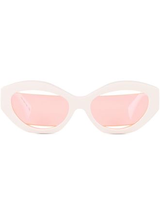 Alain Mikli Occhiali da sole cat-eye ALAIN MIKLI x Jeremy Scott - Bianco