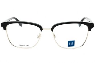 GAP VGP038 Rectangular Metal-and-Acetate Eyeglasses - Black