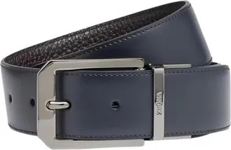 Ermenegildo Zegna Heren, Accessoires, Blauw, Maat: 115 CM Leer