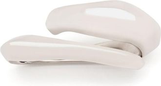 Alexander McQueen asymmetric-design ring - women - Brass - M - Silver