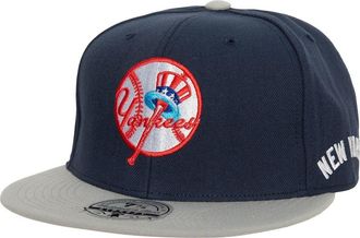 Mitchell & Ness Mens Mitchell & Ness Navy/Gray New York Yankees Bases Loaded Fitted Hat at Nordstrom, Size 7 3