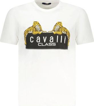 Cavalli Hombre, Camisetas, Blanco, Talla: L