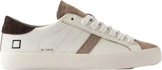 D.A.T.E. D.a.t.e. - Hill Low Vintage - Heren - Schoenen - Wit - Maat: 41 EU Katoen