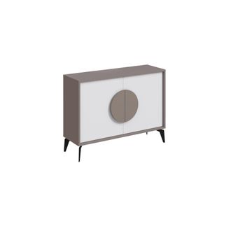 Hanah Home Aparador De Madera <> - 110 X 36 X 82 Cm - Moka Claro