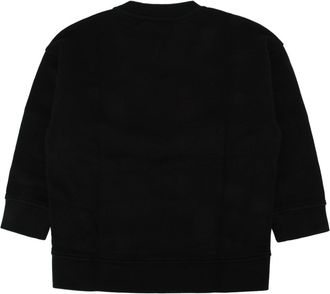 Stella McCartney Boys Logo-Embroidered Cotton Sweatshirt Black Sweater