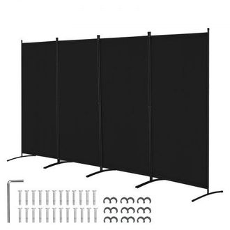 OEM Biombo Separador De Ambientes De 3464 X 1840 X 520 Mm, Separador Plegable De Ambientes De 4 Paneles Mampara De Privacidad Para Interiores, Separador D