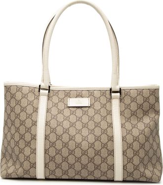 Gucci Pre-owned Womens Gg Supreme Joy Tote - Tan Textile - One Size