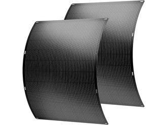 Habitat et Jardin Habitat Et Jardin - Juego De 2 Paneles Solares Flexibles Plug And Play - 400w centro Urbano - Negro