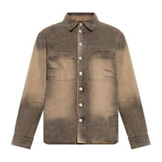 Misbhv Denim Jackets, male, Brown, Size: S Denim jacket