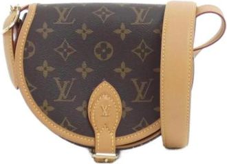 Louis Vuitton Vintage, unisex, Bruin, ONE Size, Pre-owned Vintage Canvas Shoulder Bag