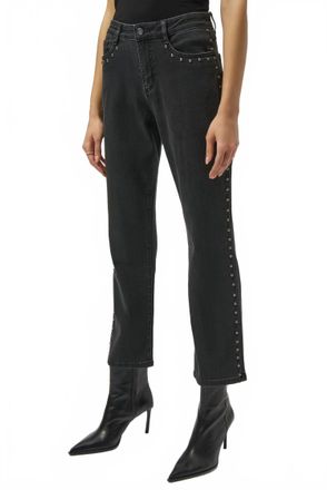 Joseph Ribkoff Classic Straight Leg Jeans In Charcoal Grey