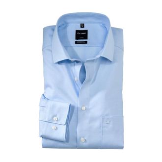 Olymp Olymp - Klassiek Overhemd - Heren - Overhemden - Blauw - Maat: 2XL Katoen