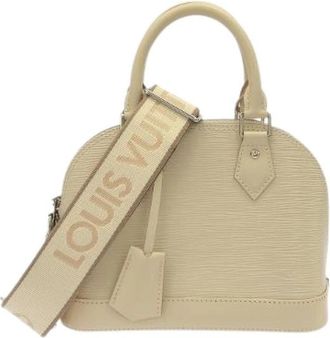 Louis Vuitton Pre-owned Alma BB Epi Tas - Dames - Vintage Handtas - Beige - ONE Size - Leer - Vintage