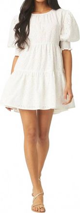 Misa Fraser Mini Dress In White