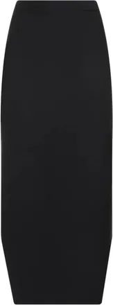 Givenchy Asymmetrische Rok - Dames - Maxi Rokken - Zwart - S - Wol - Rokken