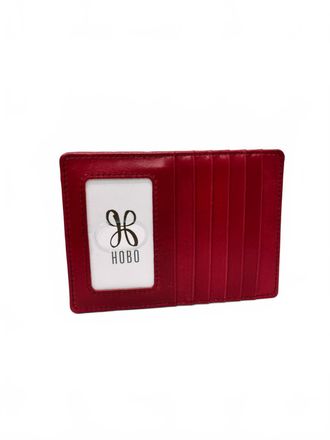 Hobo Womens Euro Slide Polished Card Case In Grenadine