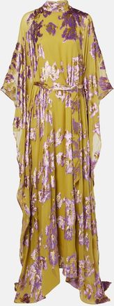 Taller Marmo Leonor floral fil coup&eacute; kaftan