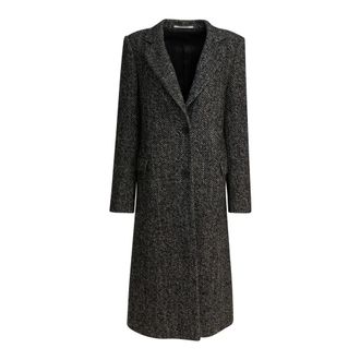 Tagliatore Single-Breasted Coats, female, Black, Size: XS Amanda Coat