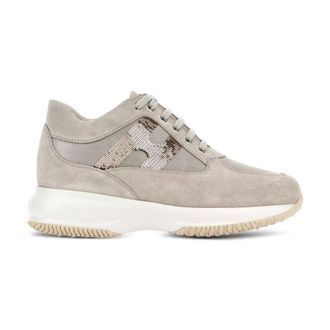 Hogan Interactive Sneaker - Dames - Sneakers - Grijs - 38 EU - Katoen - Schoenen