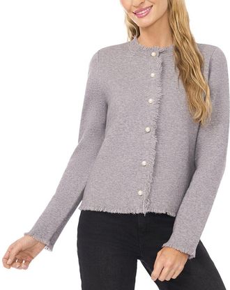 CeCe by Cynthia Steffe Fringe Cardigan