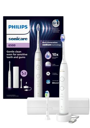 Philips Sonicare White Electric Toothbrush Series 6500 Hx7410/02