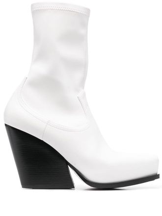 Stella McCartney Cowboy enkellaarzen - Wit