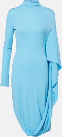 Stella McCartney Draped jersey midi dress