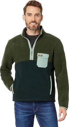 L.L.Bean LLBean Mens Sweater Fleece Sherpa Hybrid Pullover