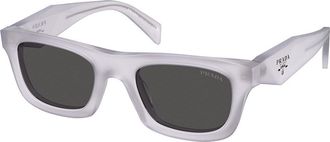 Prada PR C06S 22G08Z Womens Sunglasses White Size 50