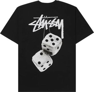 St&uuml;ssy Fuzzy Dice T-shirt Black 1904765-BLK