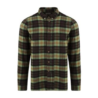 Paul Smith Rechtvallend overhemd met Amerikaanse kraag - Heren - Casual Overhemden - Groen - XL - Katoen - Overhemden