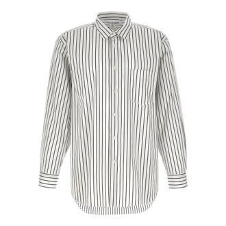 Comme Des Gar&ccedil;ons Striped Cotton Poplin Shirt - male - Comme des Gar&ccedil;ons - Casual Shirts - Multicolor - S - Shirts