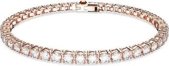 Swarovski Matrix Tennis Armband - Dames - Armbanden - Geel - M - Accessoires