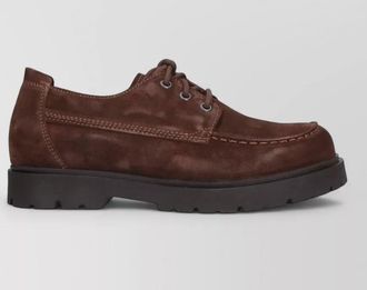 Birkenstock oxford lace up shoes round toe