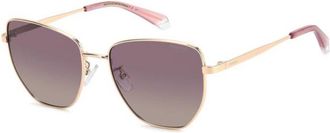 Polaroid PLD 4204/G/S/X Asian Fit Polarized DDB/JR Womens Sunglasses Gold Size 56