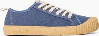 Havaianas Womens Tns Canvas Low Top Sneakers - Navy - Size: 4.5