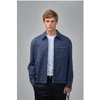 Fendi Jacket with Logo-Shaped Appliqué