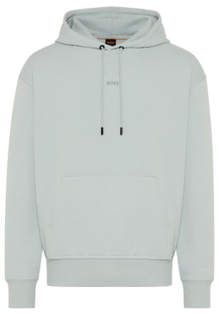 Boss Orange by Hugo Boss Kapuzensweatshirt BOSS ORANGE WeSmallhood, Herren, Gr. 4XL, silber043, Sweatware, Obermaterial: 100% Baumwolle, regular fit normal, hoch geschlossener