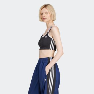 adidas adidas Originals Tanktop 3S BRA TOP sportliche Schnittform, aus Baumwolle und Elasthan